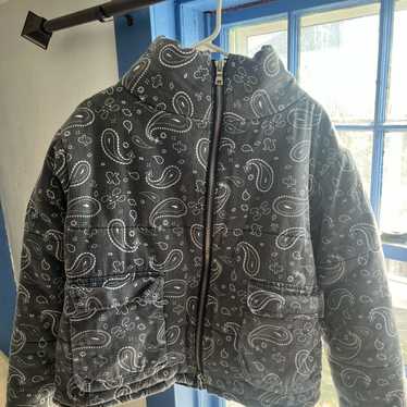 MNML Mnml Grey Paisley Jacket - image 1