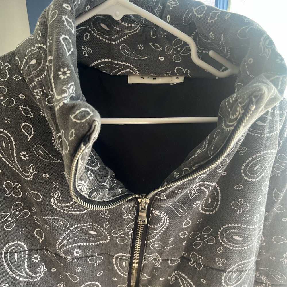 MNML Mnml Grey Paisley Jacket - image 3