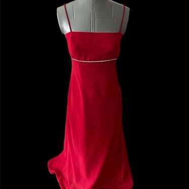 Vintage Red Formal Gown