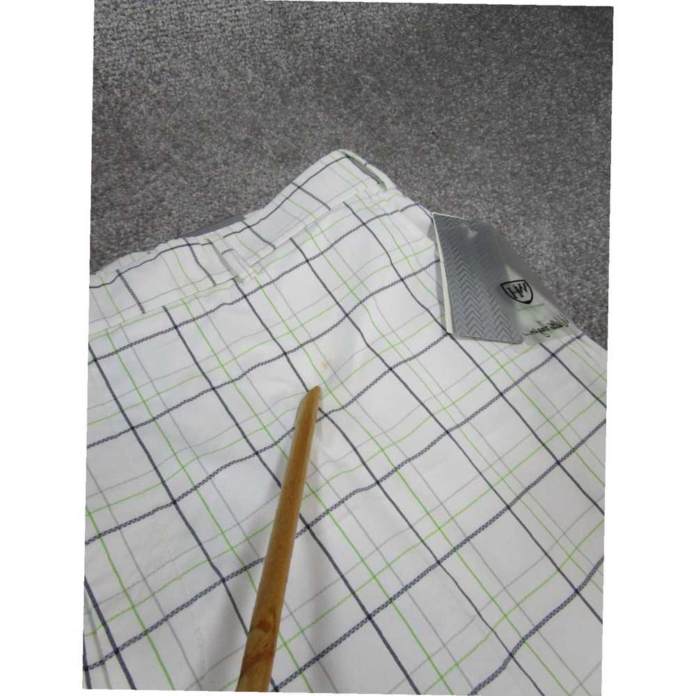 Vintage White Plaid Lightweight Miller 40 Mens Go… - image 3