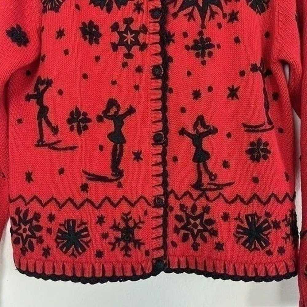 Designers Originals Studio Red & Black Embroidere… - image 7