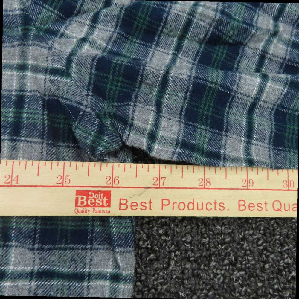 Croft & Barrow Blue and Green Gray Plaid Adult Lo… - image 3