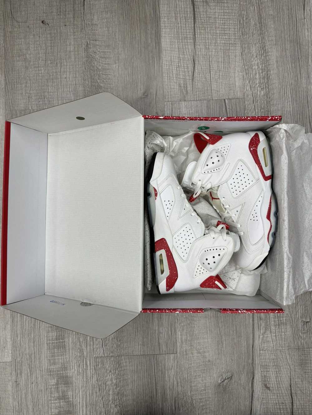 Jordan Brand Air Jordan 6 Retro WH/UNI Red - image 7