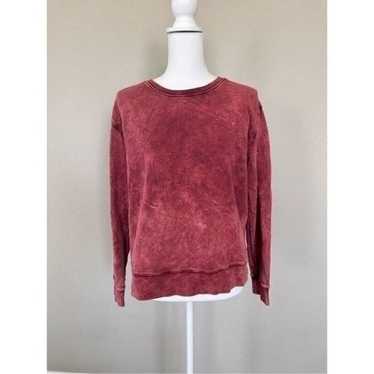 Vigoss Plum Tie Dye Crewneck Sweater - image 1