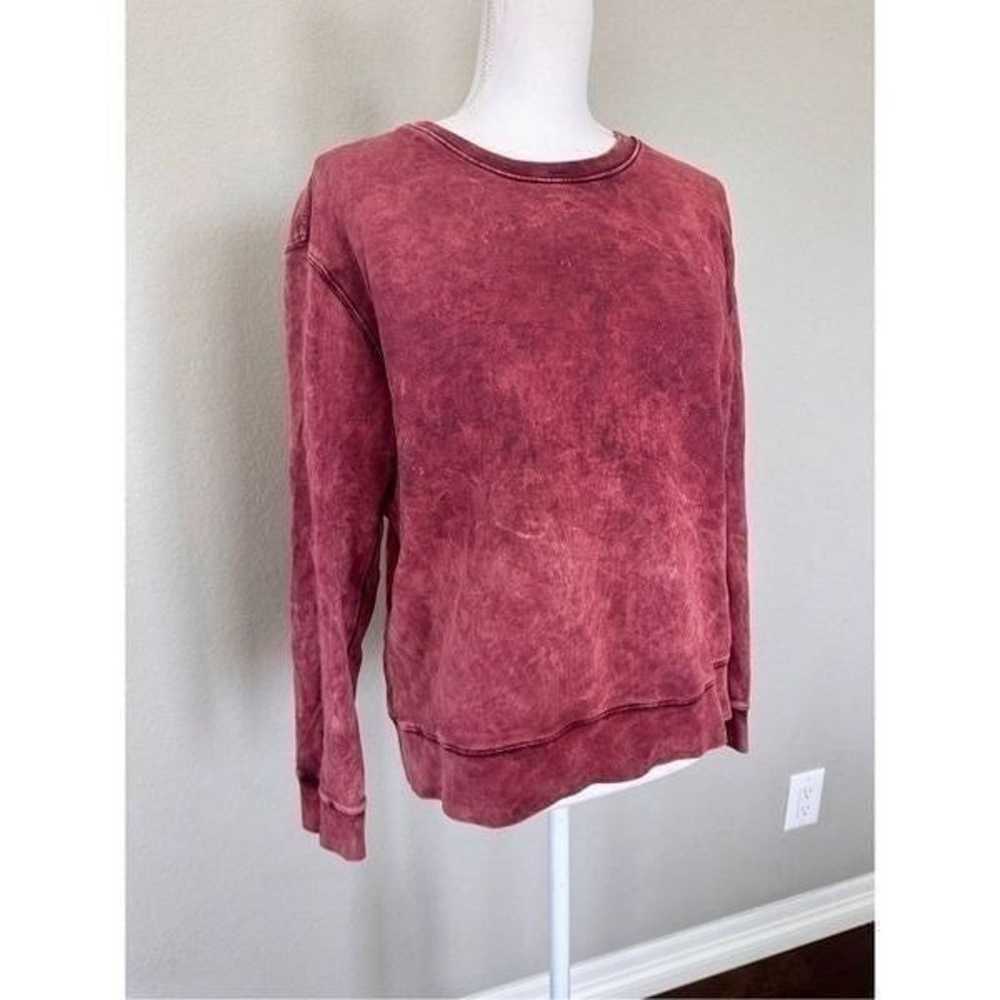 Vigoss Plum Tie Dye Crewneck Sweater - image 2