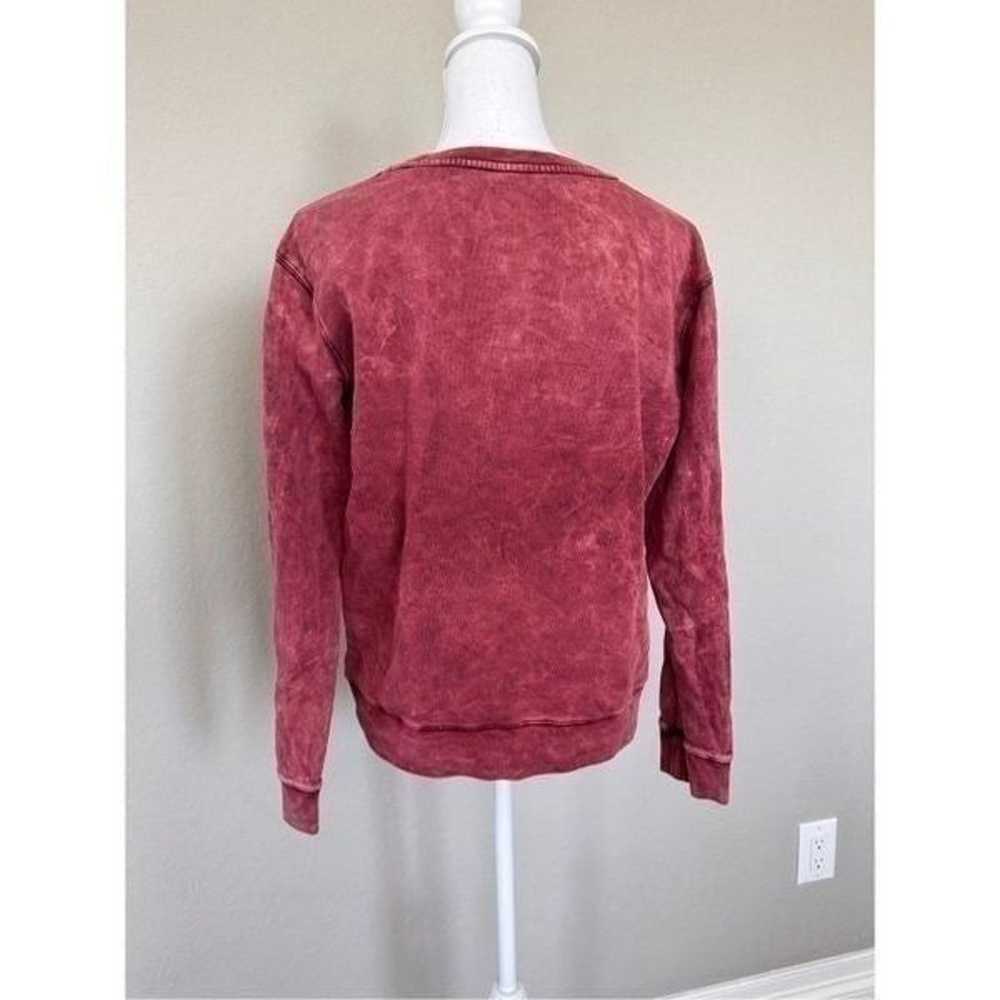 Vigoss Plum Tie Dye Crewneck Sweater - image 3