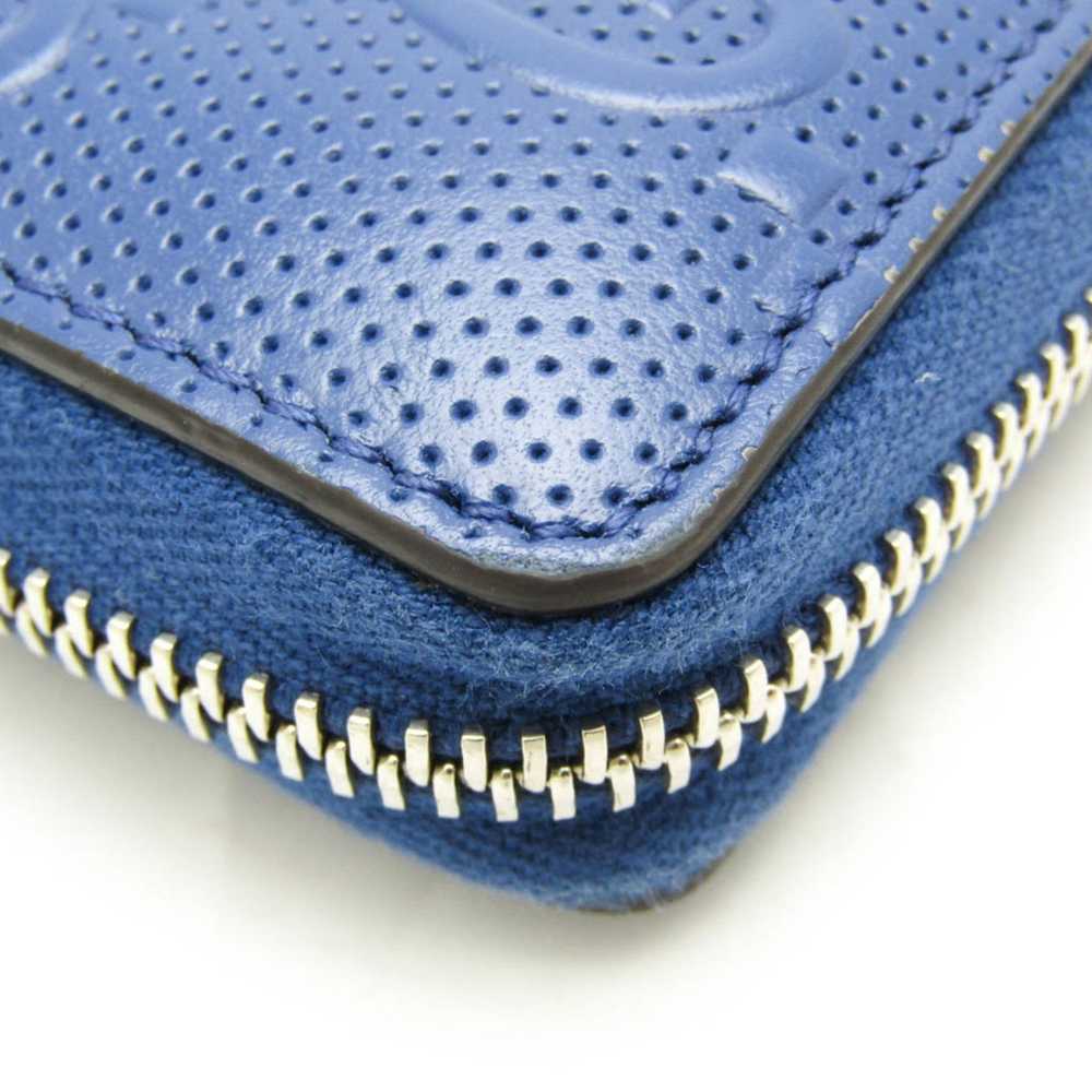 Gucci Diamante Navy Leather Wallet (Pre-Owned) - image 9