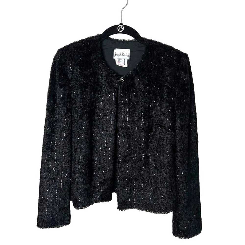 Women's Vintage Joseph Ribkoff Faux Fur Shimmer O… - image 7