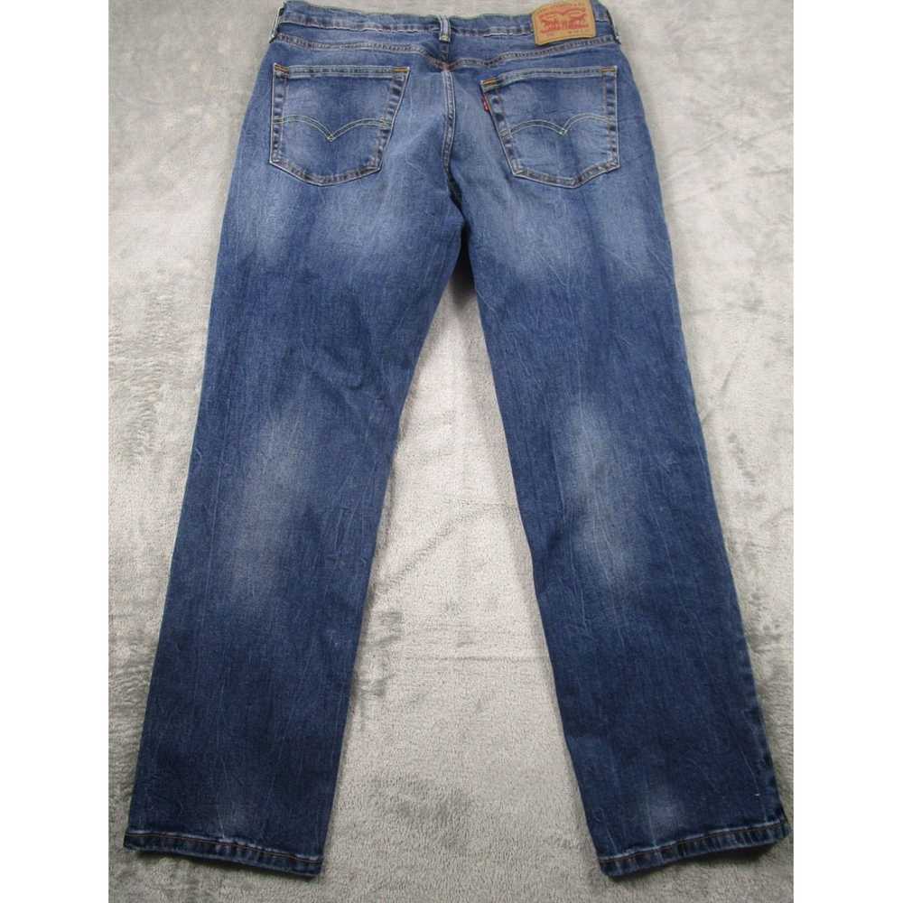 Levi's Mens Athletic Fitting 34x30 Blue Distresse… - image 5