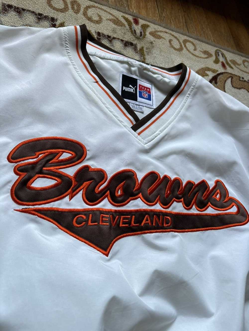 Puma × Vintage Vintage Cleveland Browns Puma Jack… - image 3