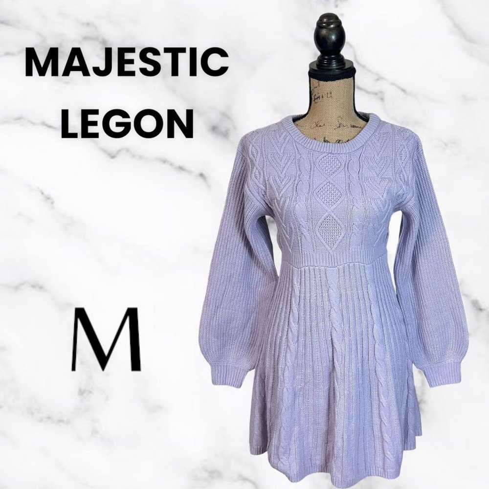 Brand new item! ✨【MAJESTIC LEGON】Cable Knit Flare… - image 1