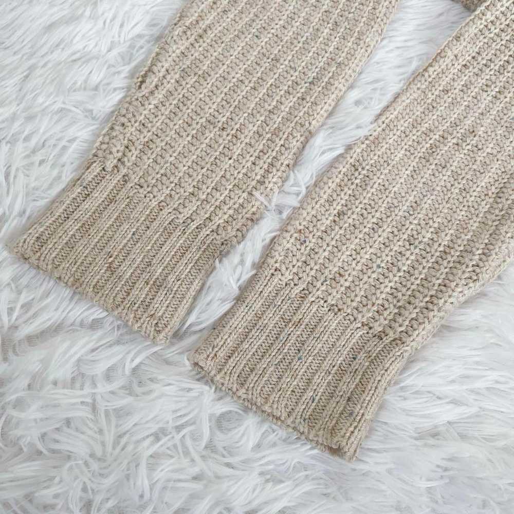 Renon Choule Knit Sweater Turtleneck Natural with… - image 9