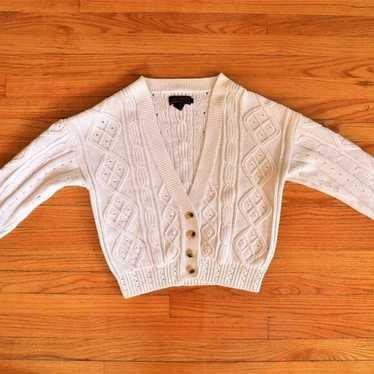 Vintage Eddie Bauer Women's Cable Knit Cardigan