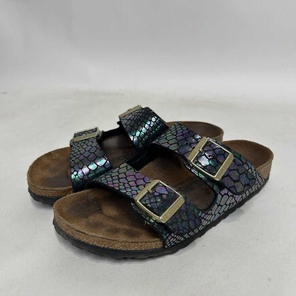 Birkenstock Birkenstock Arizona “Shiny Snake/Blac… - image 3