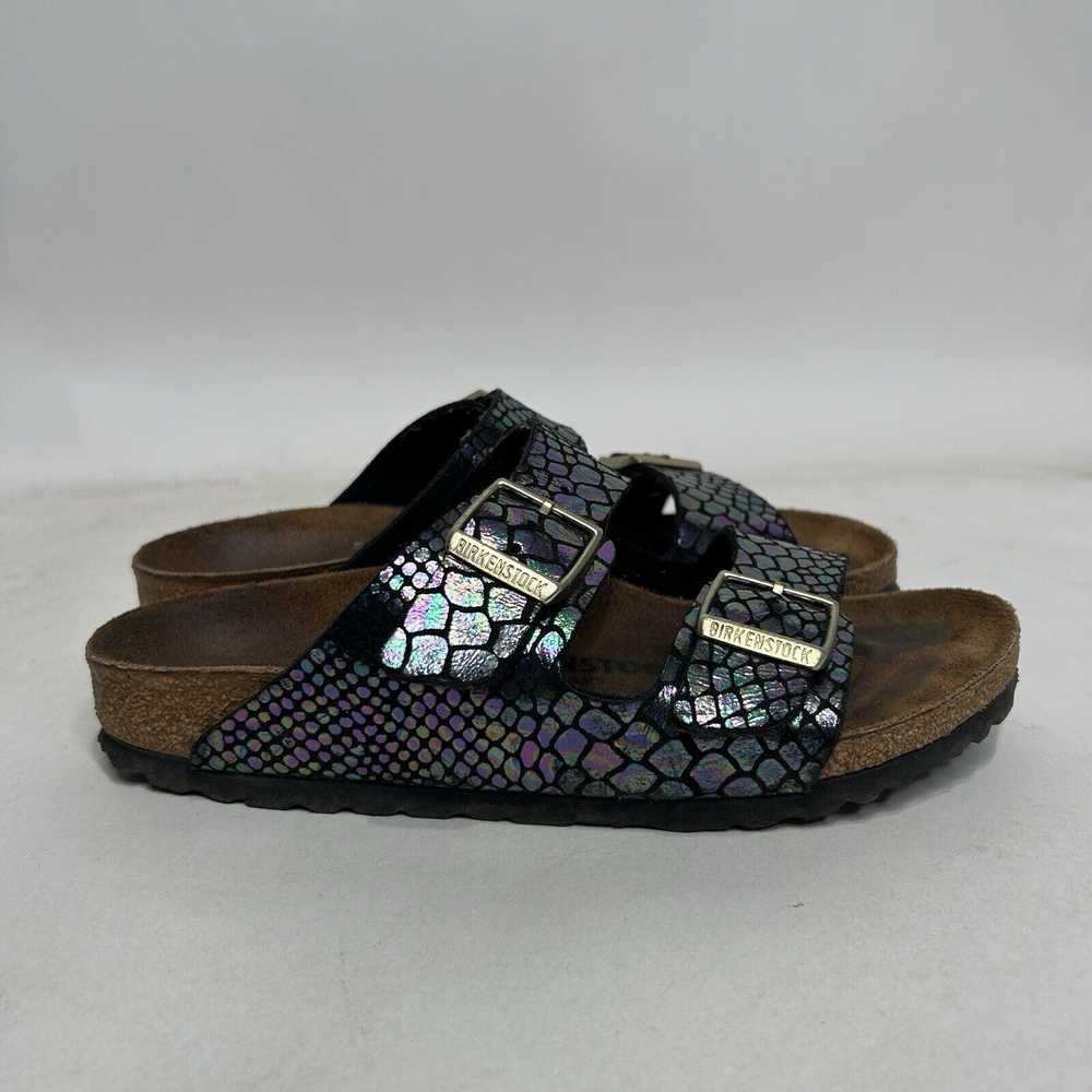 Birkenstock Birkenstock Arizona “Shiny Snake/Blac… - image 4