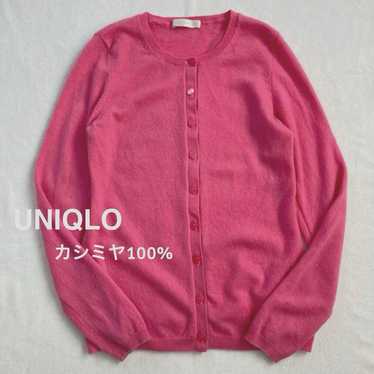 UNIQLO 100% Cashmere Crew Neck Cardigan