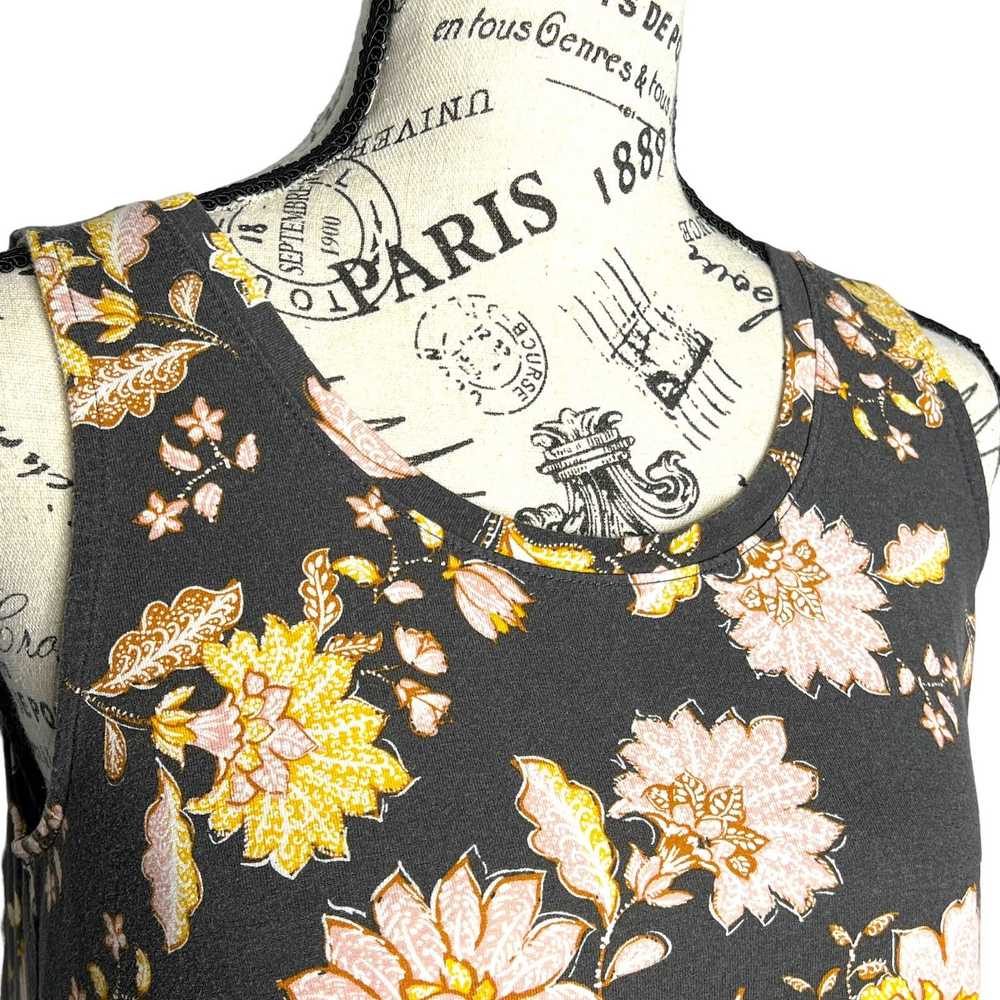 Old Navy Luxe SMALL Floral Round Neck Super Soft … - image 6