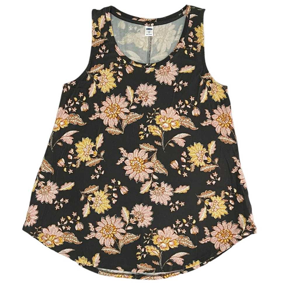 Old Navy Luxe SMALL Floral Round Neck Super Soft … - image 9