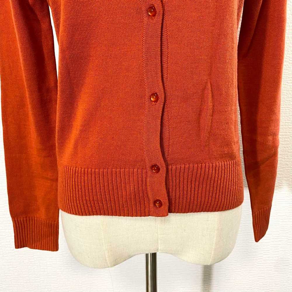 r1826 [Gallery Visconti] 2 Orange Cardigan with R… - image 4