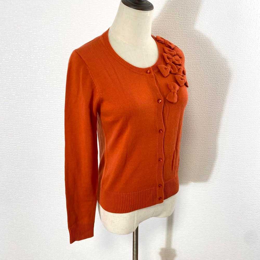 r1826 [Gallery Visconti] 2 Orange Cardigan with R… - image 5