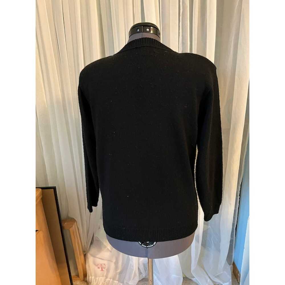 Alfred Dunner cardigan sweater gold black - image 4