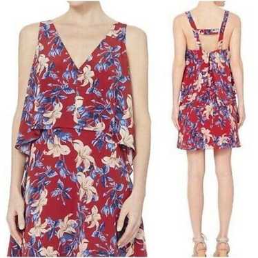 Intermix Intermix Silk Dress L Lisette Floral Open