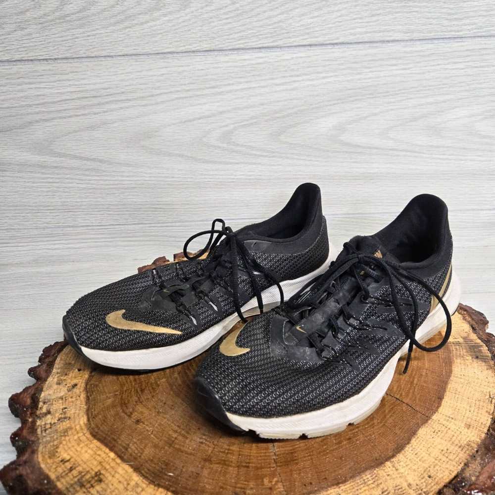 Nike Nike Black Gold and White Quest Running Trai… - image 2