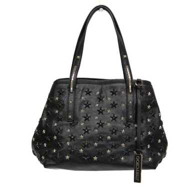 Jimmy Choo Star Black Leather Tote Bag (Pre-Owned) - image 1