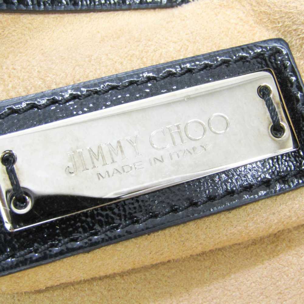 Jimmy Choo Star Black Leather Tote Bag (Pre-Owned) - image 6