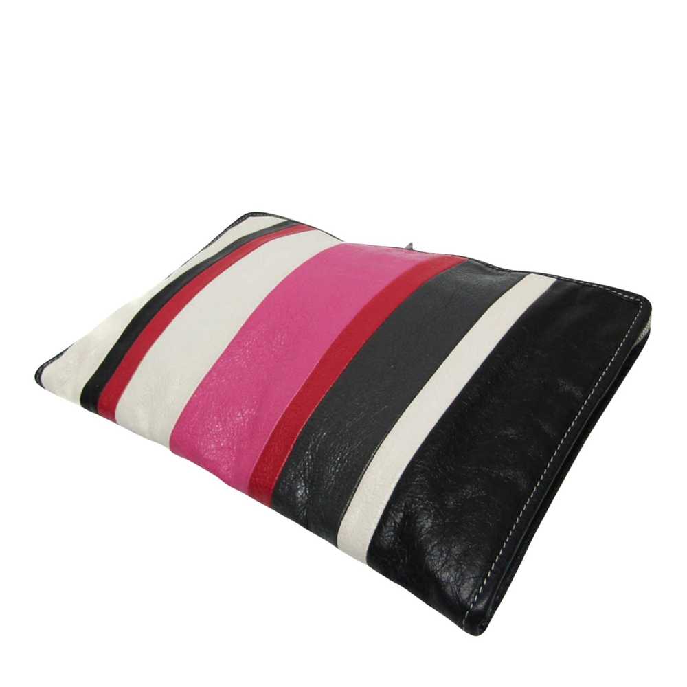 Balenciaga Bazar Pouch Multicolour Leather Clutch… - image 2