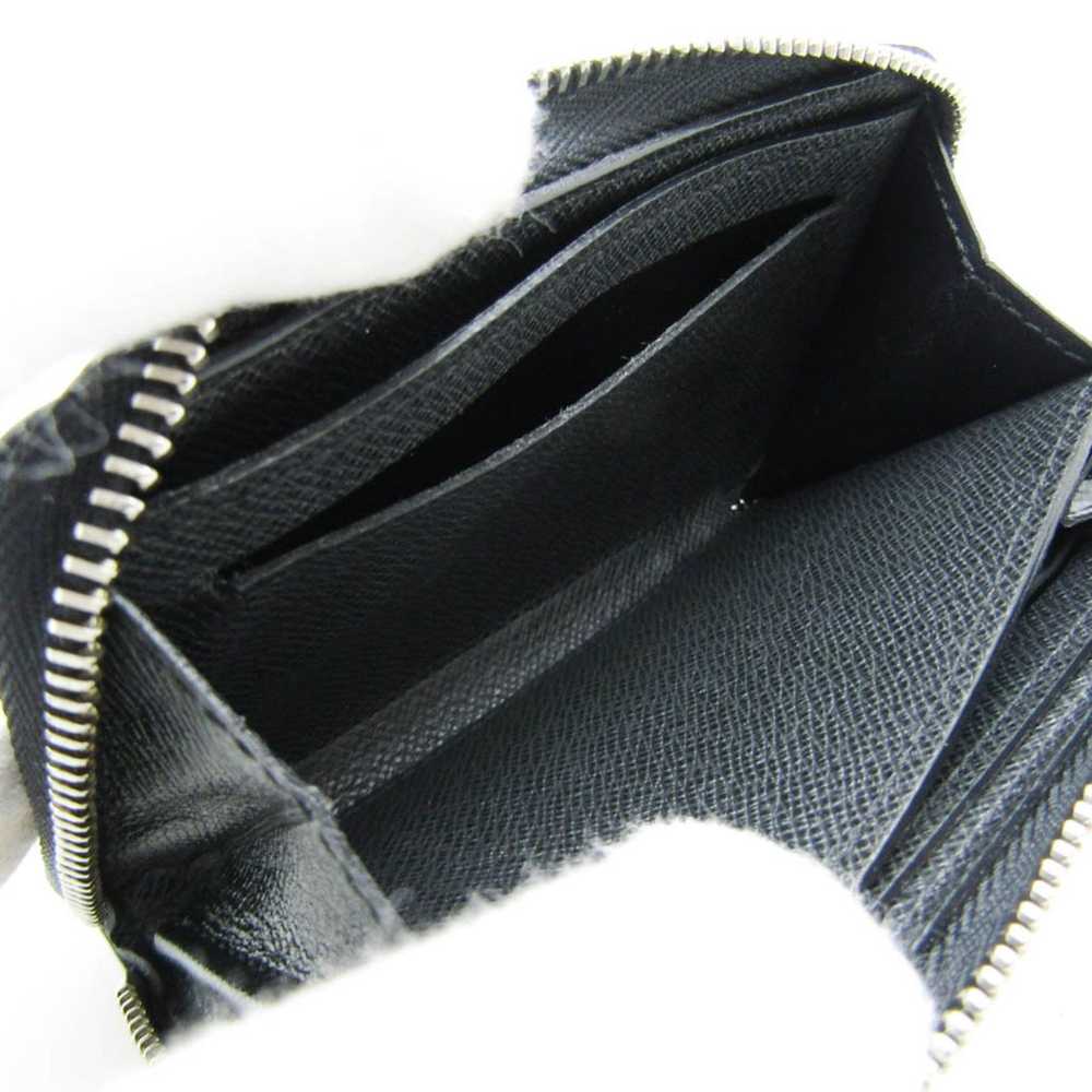 Louis Vuitton Zippy Coin Purse Black Leather Wall… - image 9