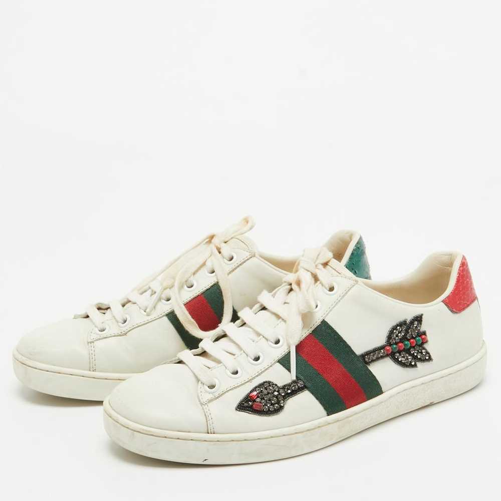 Gucci Leather trainers - image 2