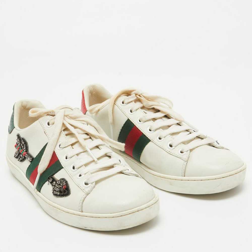 Gucci Leather trainers - image 3