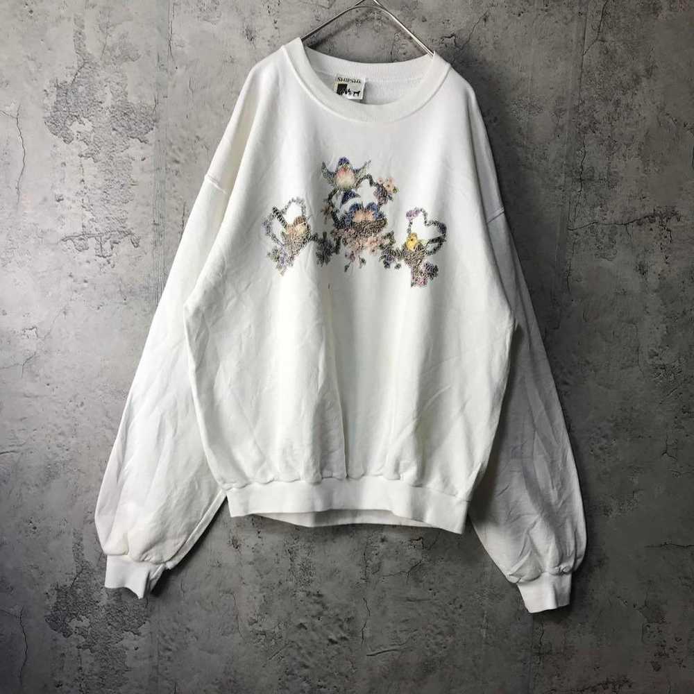 Y71 Vintage Sweatshirt in White from the 90s to Y… - image 2