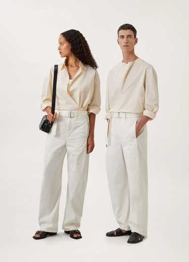 Lemaire 895USD LIGHT BELTED TWISTED PANTS COTTON … - image 1