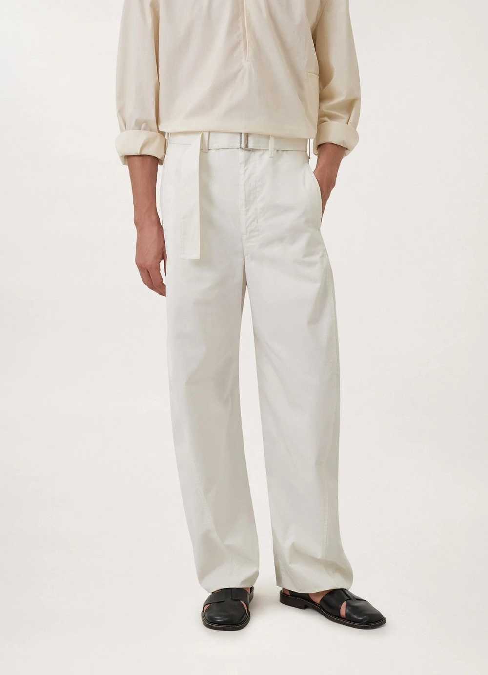 Lemaire 895USD LIGHT BELTED TWISTED PANTS COTTON … - image 3