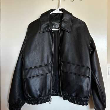 Levi’s Faux Leather Bomber Jacket