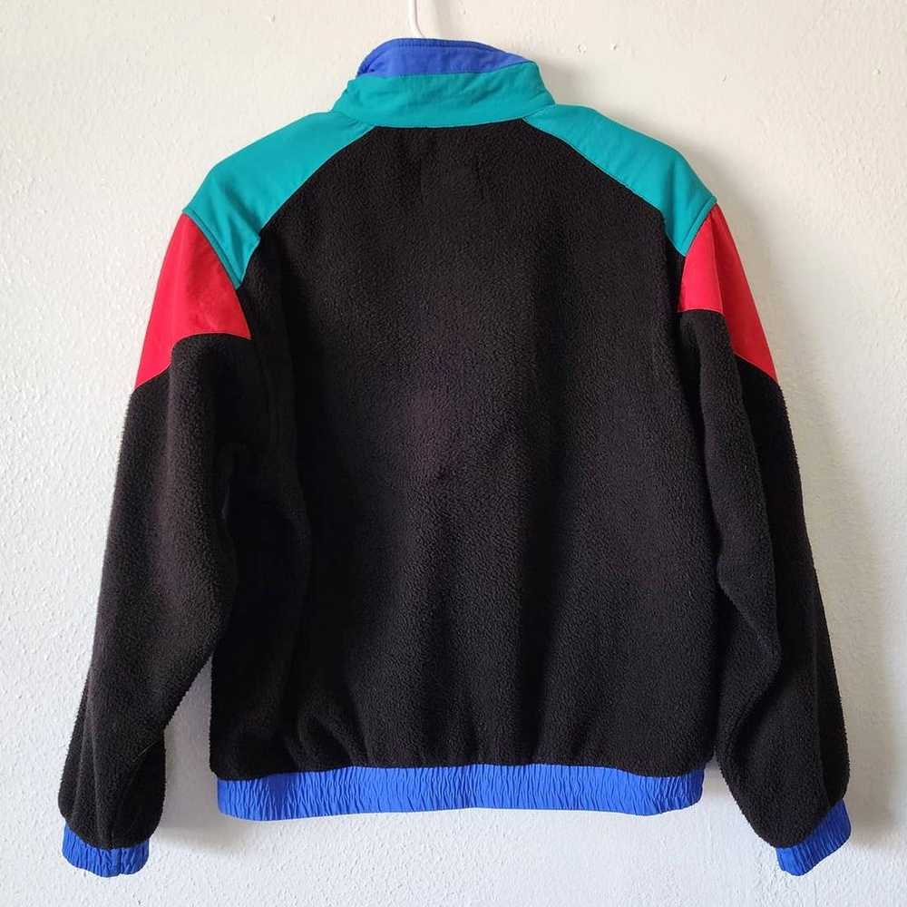 Urban Outfitters Retro Color Block Fleece Jacket … - image 2