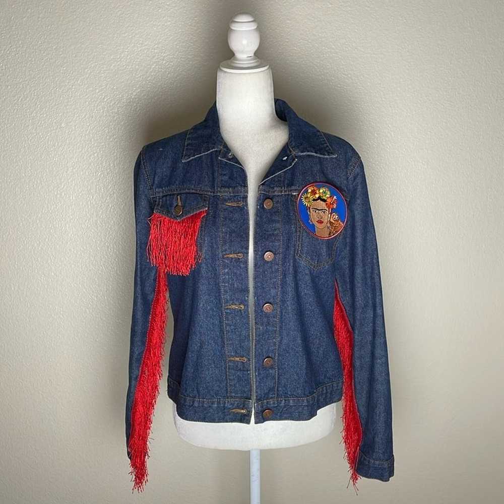 Frida Kahlo Denim Jacket Customized - image 1