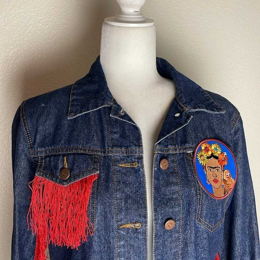 Frida Kahlo Denim Jacket Customized - image 2