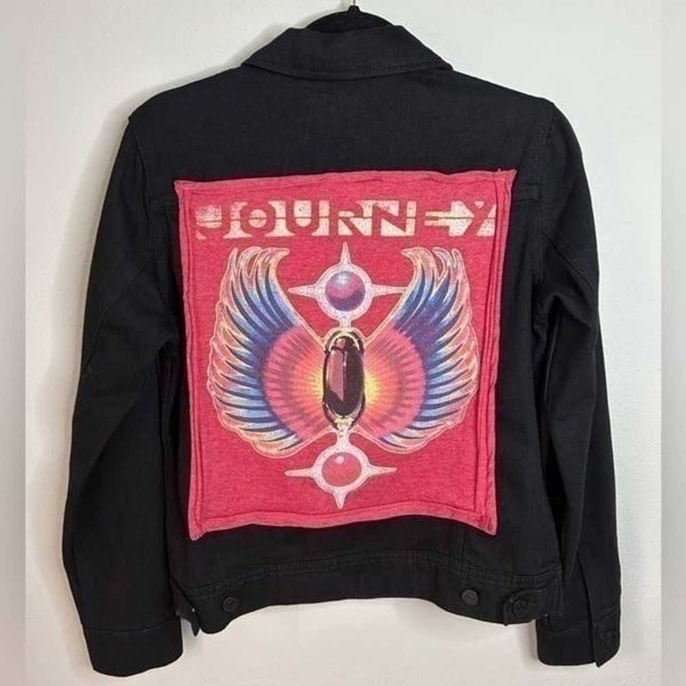 Journey UPCYCLED Jillysworld Black Denim Jacket S… - image 2