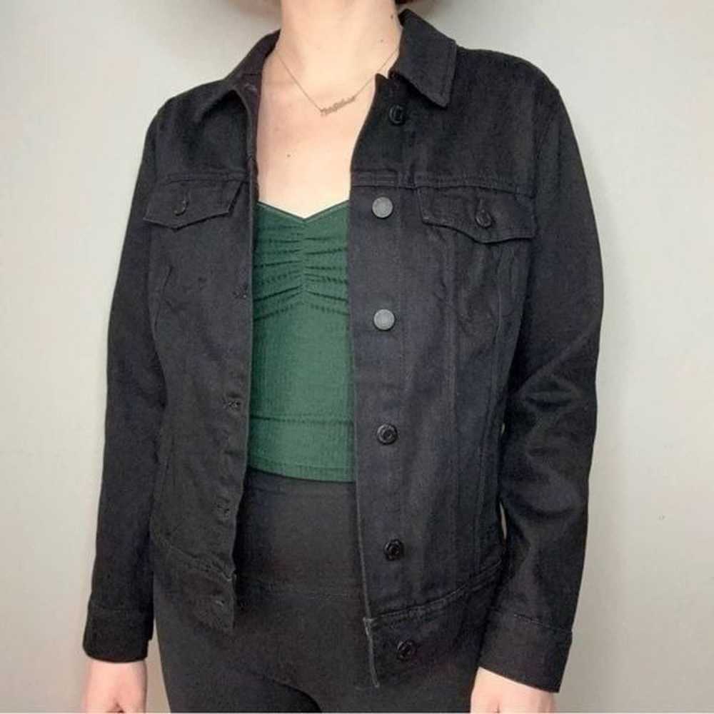 Journey UPCYCLED Jillysworld Black Denim Jacket S… - image 5