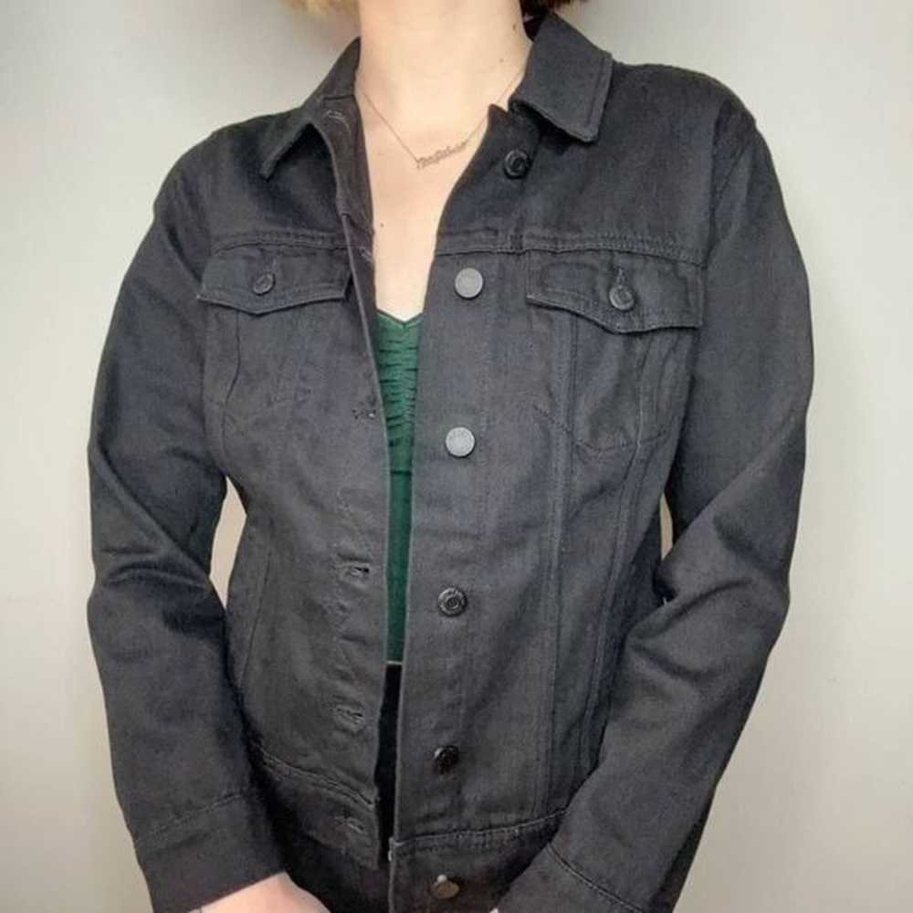 Journey UPCYCLED Jillysworld Black Denim Jacket S… - image 6