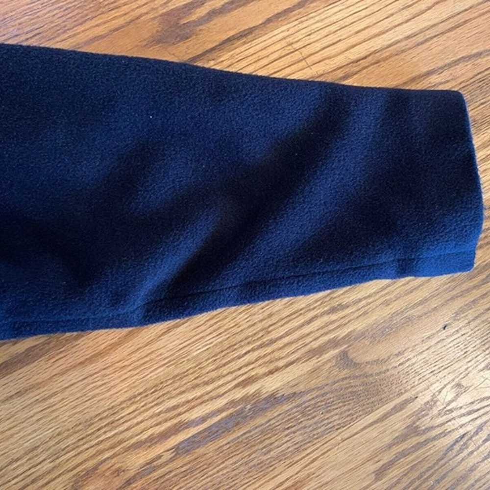 Vintage Harvé Benard Lined Navy Wool Blend Heavy … - image 12