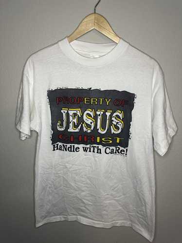 Vintage 1993 Property of Jesus Handle With Care! t