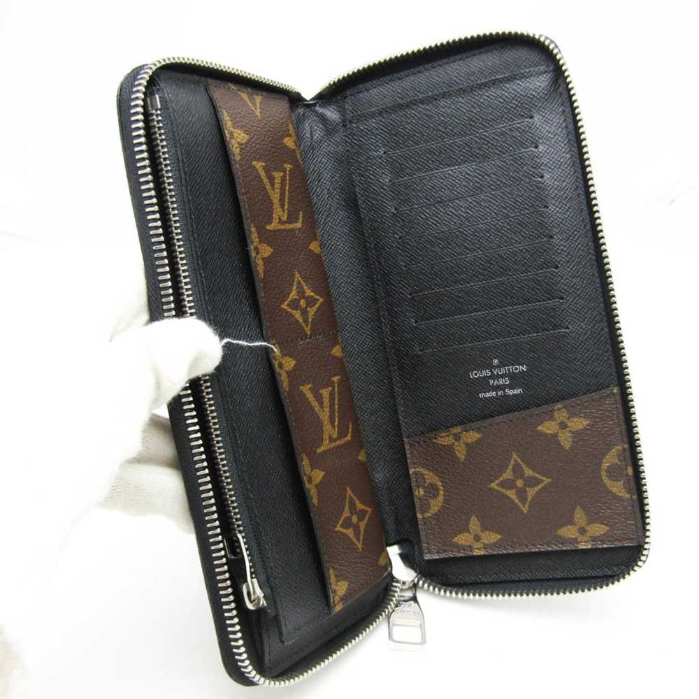 Louis Vuitton Zippy Wallet Vertical Brown Canvas … - image 3