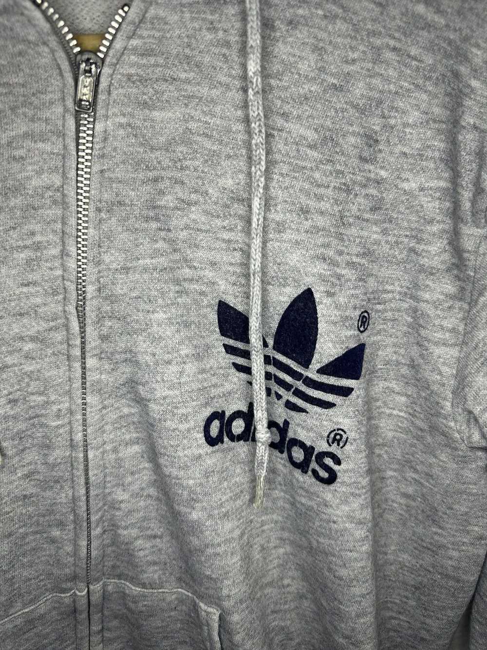 Adidas × Vintage 80s Adidas Womens ZipUp Hoodie - image 2