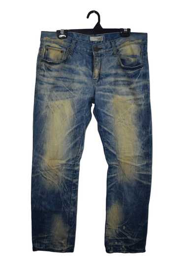 Japanese Brand Japanese Brand Distress Huh Denim L