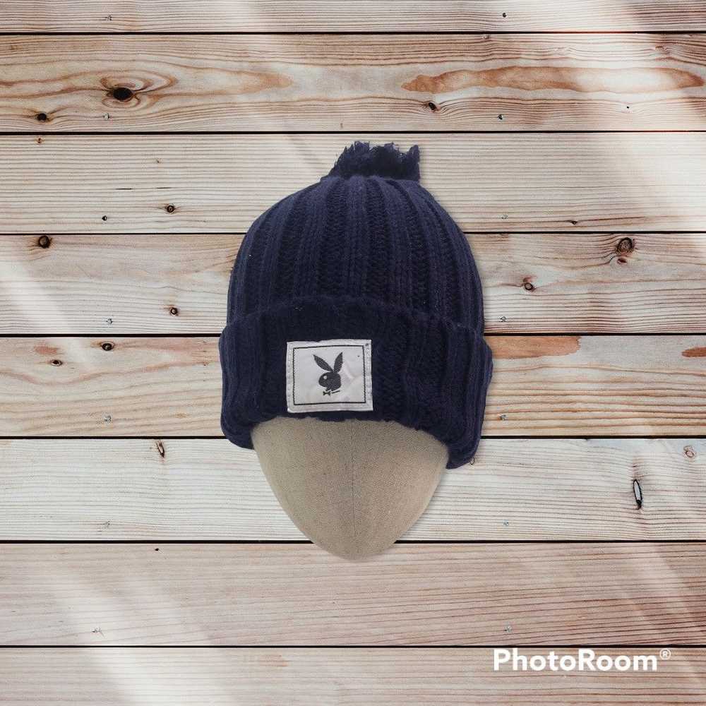 Playboy × Streetwear Playboy Beanie hat knitwear - image 1