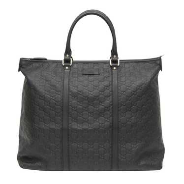 Gucci ssima Black Leather Handbag (Pre-Owned)